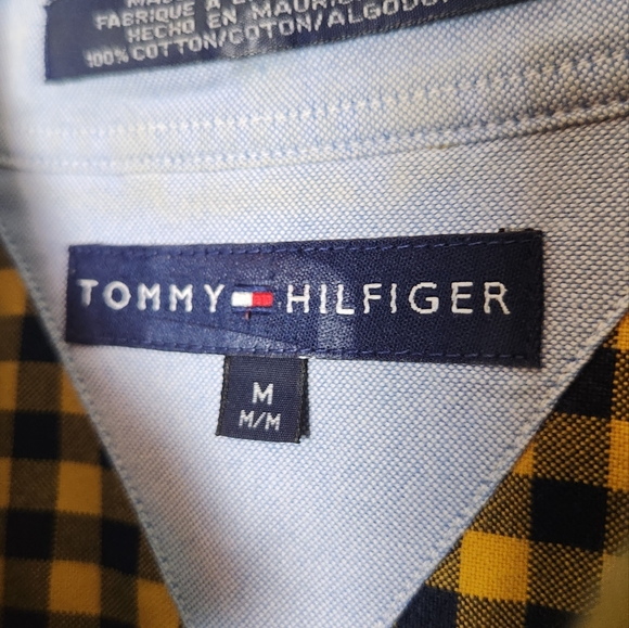 Tommy Hilfiger Dress Shirt Mens Size Medium - Picture 4 of 6